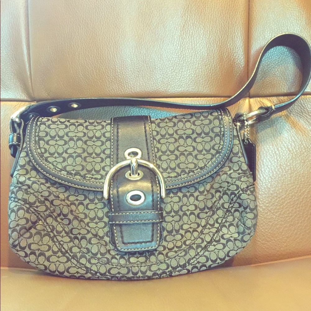 Coach purse and change purse